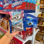 Bánh Oreo Pie (Vị Dâu, Socola, Vani) - Bánh Kinh Đô Oreo 374.4g (15 Gói) - Kèm Túi