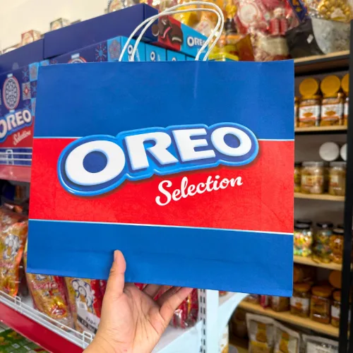 Bánh Oreo Pie (Vị Dâu, Socola, Vani) - Bánh Kinh Đô Oreo 374.4g (15 Gói) - Kèm Túi