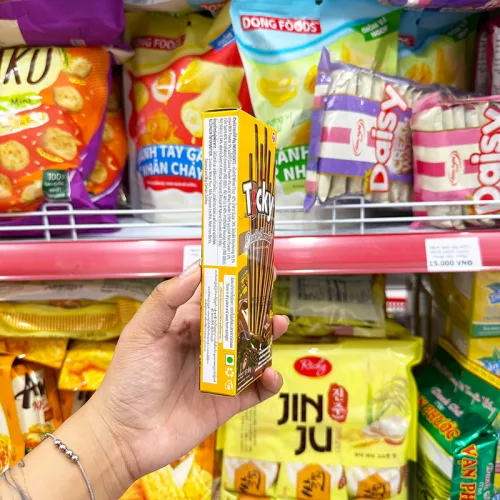 Bánh Que Đũa Phủ Gấp Đôi Socola Ticky Uni Firms Combo 3 Hộp - Màu Vàng