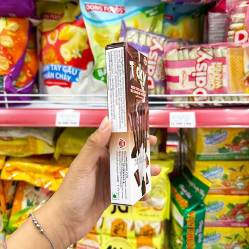 Bánh Que Đũa Phủ Socola Sữa Ticky Uni Firms - Màu Nâu Trắng