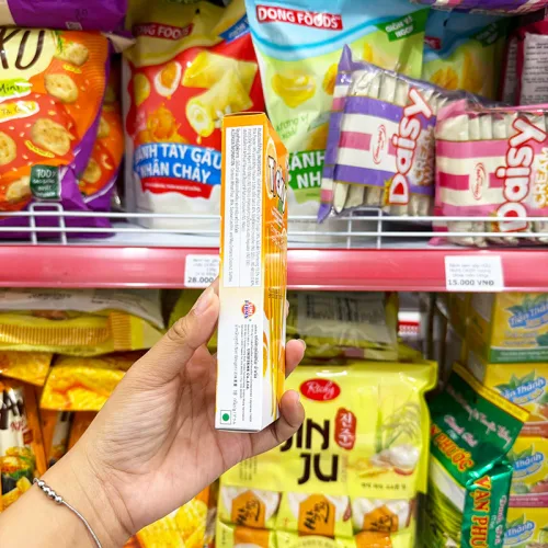 Bánh Que Đũa Phủ Yogurt Cam Ticky Uni Firms Combo 3 Hộp - Màu Cam