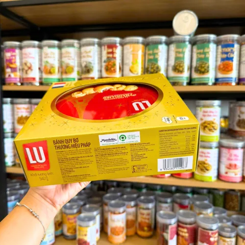 Bánh Quy Bơ Pháp Lu Hôp Thiếc Lớn - Bánh Lu Pháp Thơm Ngon 540g