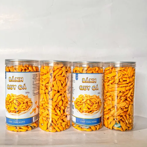 Bánh Quy Cá Vị Bơ Sữa Thơm Ngon - Bánh Quy Tạo Hình 250g Hộp Pet