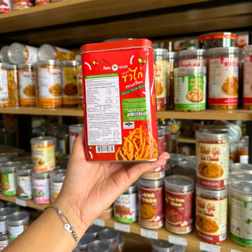 Bánh Quy Cọng Gà Cay Hộp Thiếc KILIN Thái Lan 400g - Hộp Đỏ