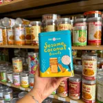 Bánh Quy Gạo Sữa Hộp Thiếc KILIN Thái Lan 400g - Hộp Xanh Dương Vàng