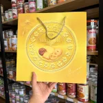 Bánh Quy Hộp Thiếc MAJESTIC Hộp Tròn Đồng Tiền Vàng 382g