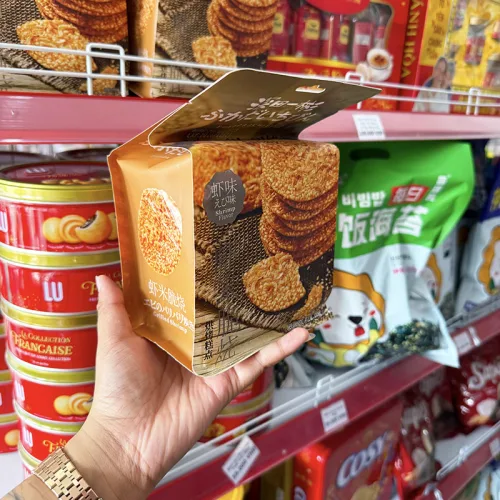 Bánh Quy Mè Tôm Nướng Fukada Ichibin Đài Loan 168g