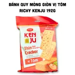 Bánh Quy Mỏng Giòn Vị Tôm Kenju Richy Gói 192g