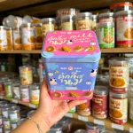 Bánh Quy Nhân Kem Bò Sữa Hộp Thiếc KILIN Thái Lan 400g - Hộp Tím Hồng