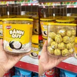 Bánh Quy Nhân Socola Nổ Cắn Bột Nhão Sugarsky 500g - Hộp Vàng