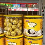 Bánh Quy Nhân Socola Nổ Cắn Bột Nhão Sugarsky 500g - Hộp Vàng