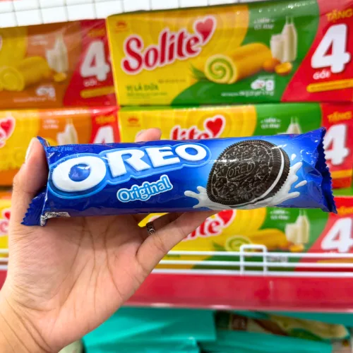 Bánh Quy Oreo Nhân Kem Vị Vani 105g