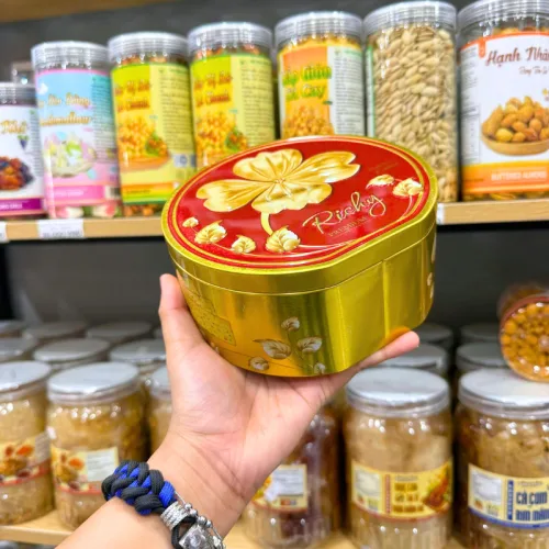 Bánh Quy Richy Premium - Bánh Quy Rau Củ Hạnh Nhân Thơm Ngon 4 Màu Tùy Chọn 156g (13g x 12 Gói)