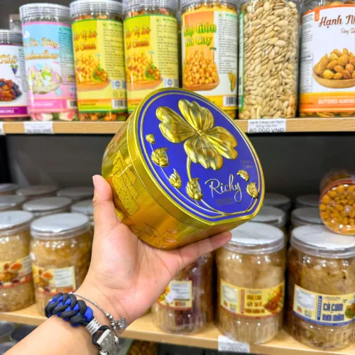 Bánh Quy Richy Premium - Bánh Quy Rau Củ Hạnh Nhân Thơm Ngon 4 Màu Tùy Chọn 156g (13g x 12 Gói)
