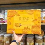 Bánh Quy RITAZ GOLD Thập Cẩm Hoa Hồng Vàng Hộp Giấy 270g