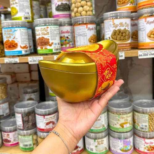 Bánh Quy RITAZ GOLD Thập Cẩm Hộp Thiếc Thỏi Vàng