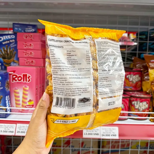 Bánh Snack Mực Thái Lan TALAETHONG Vị Truyền Thống 200g
