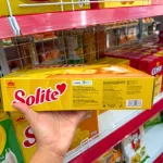Bánh Solite Trứng Kem Vị Bơ Sữa - Bánh Kinh Đô Solite Bơ Sữa 288g (16 Gói x 18g)
