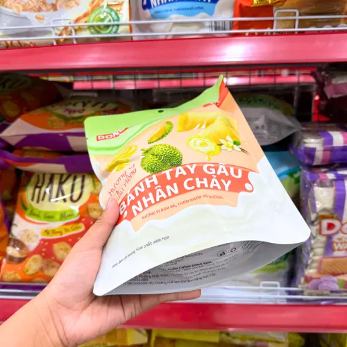 Bánh Tay Gấu Nhân Chảy Dong Foods Vị Sầu Riêng 120g