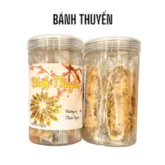 Bánh Thuyền Chà Bông Mix Hạt Dinh Dưỡng Thơm Ngon 250g Hộp