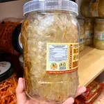 Bánh Tráng Mực Cán Sa Tế Mắm Me 300g - Hộp Tròn