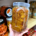 Bánh Tráng Mực Cán Sa Tế Mắm Me 300g - Hộp Tròn