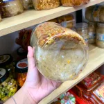 Bánh Tráng Tôm Rim Nước Dừa 300g - Hộp Tròn