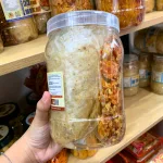 Bánh Tráng Tôm Rim Nước Dừa 300g - Hộp Tròn
