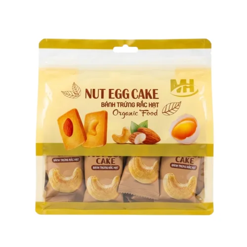 Bánh Trứng Rắc Hạt Dinh Dưỡng Organic Food MH - Túi 20 Cái