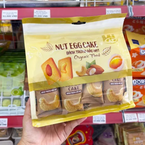 Bánh Trứng Rắc Hạt Dinh Dưỡng Organic Food MH - Túi 20 Cái