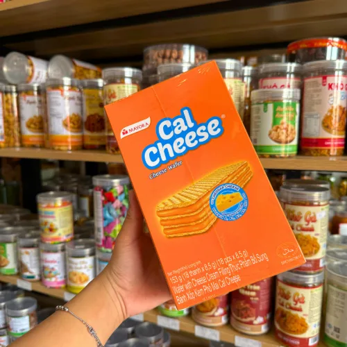 Bánh Xốp Phô Mai MAYORA CAL CHEESE 153gr (18 Cây x 8.5g)