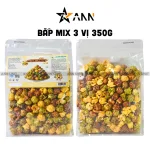 Bắp Mix 3 Vị 350g Thơm Ngon Túi Zip