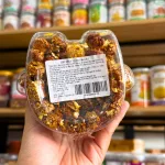 Bắp Rang Bơ Mix 3 Vị (Truyền Thống, Trà Xanh, Socola) 230g - Hộp Gấu Lớn