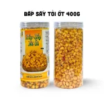 Bắp Sấy Tỏi Ớt Hộp 400g Thơm Ngon Hộp