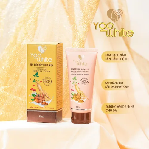 Bắt đầu ngày mới cùng với sữa rửa mặt ngừa mụn Yoo White