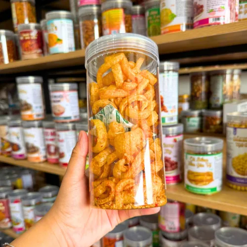 Bì Heo Bơ Tỏi Đậm Vị 200g - Hộp Pet