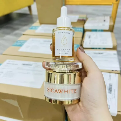 Bí quyết có làn da bóng mịn không cần tới makeup với Combo Kem Lụa Sirum SiCa White