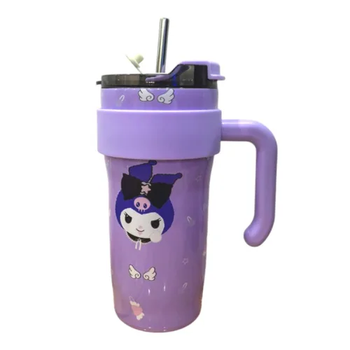 Bình Giữ Nhiệt Inox Có Tay Cầm Hoạt Hình 900ml