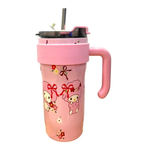 Bình Giữ Nhiệt Inox Có Tay Cầm Hoạt Hình 900ml