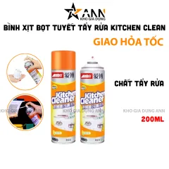 Bình Xịt Bọt Tuyết Tẩy Rửa Đa Năng Vệ Sinh Bếp Kitchen Cleaner 200ml