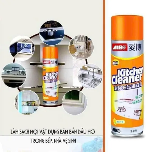 Bình Xịt Bọt Tuyết Tẩy Rửa Đa Năng Vệ Sinh Bếp Kitchen Cleaner 200ml