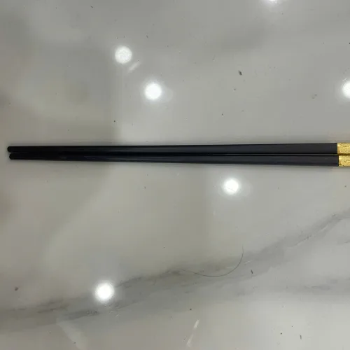 Bộ 10 Đôi Đũa Hợp Kim Mạ Vàng Cao Cấp 27x7.5cm