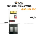 Bộ 10 Đôi Đũa Mạ Vàng Chống Trượt - Đũa Ăn 24cm