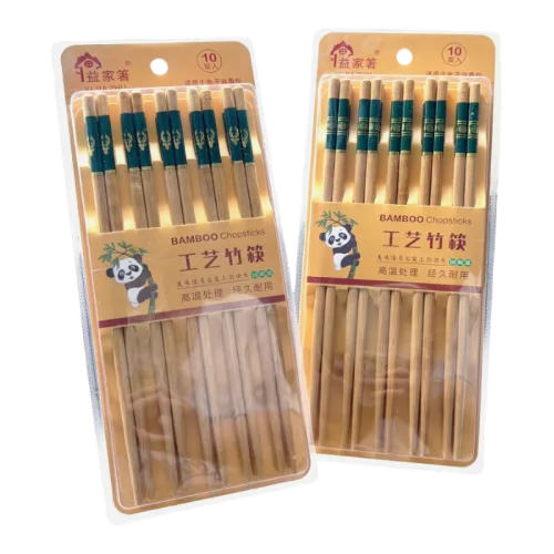 Bộ 10 Đôi Đũa Tre Chống Nấm Móc Trơn Trượt 24cm