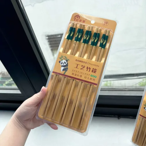 Bộ 10 Đôi Đũa Tre Chống Nấm Móc Trơn Trượt 24cm