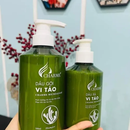 Bộ 3 dầu gội dầu xả Vi Tảo Charme lựa chọn hoàn hảo cho mái tóc