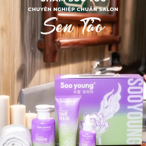 BỘ CHĂM SÓC TÓC SEN TẢO SOOYOUNG HAIR