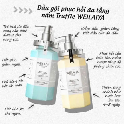 Bộ dầu gội phục hồi đa tầng Nấm Truffle Weilaiya