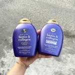 Bộ Dầu Gội Xả OGX Thick & Full + Biotin & Collagen Tím 385ml