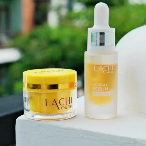 Bộ đôi đẩy mụn kháng viêm Serum nghệ gừng và kem face nghệ gừng Cheese